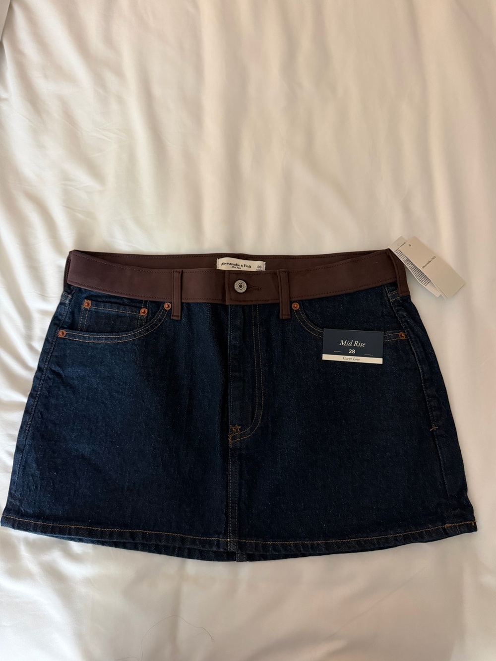 NWT Abercrombie Mini Denim Skirt